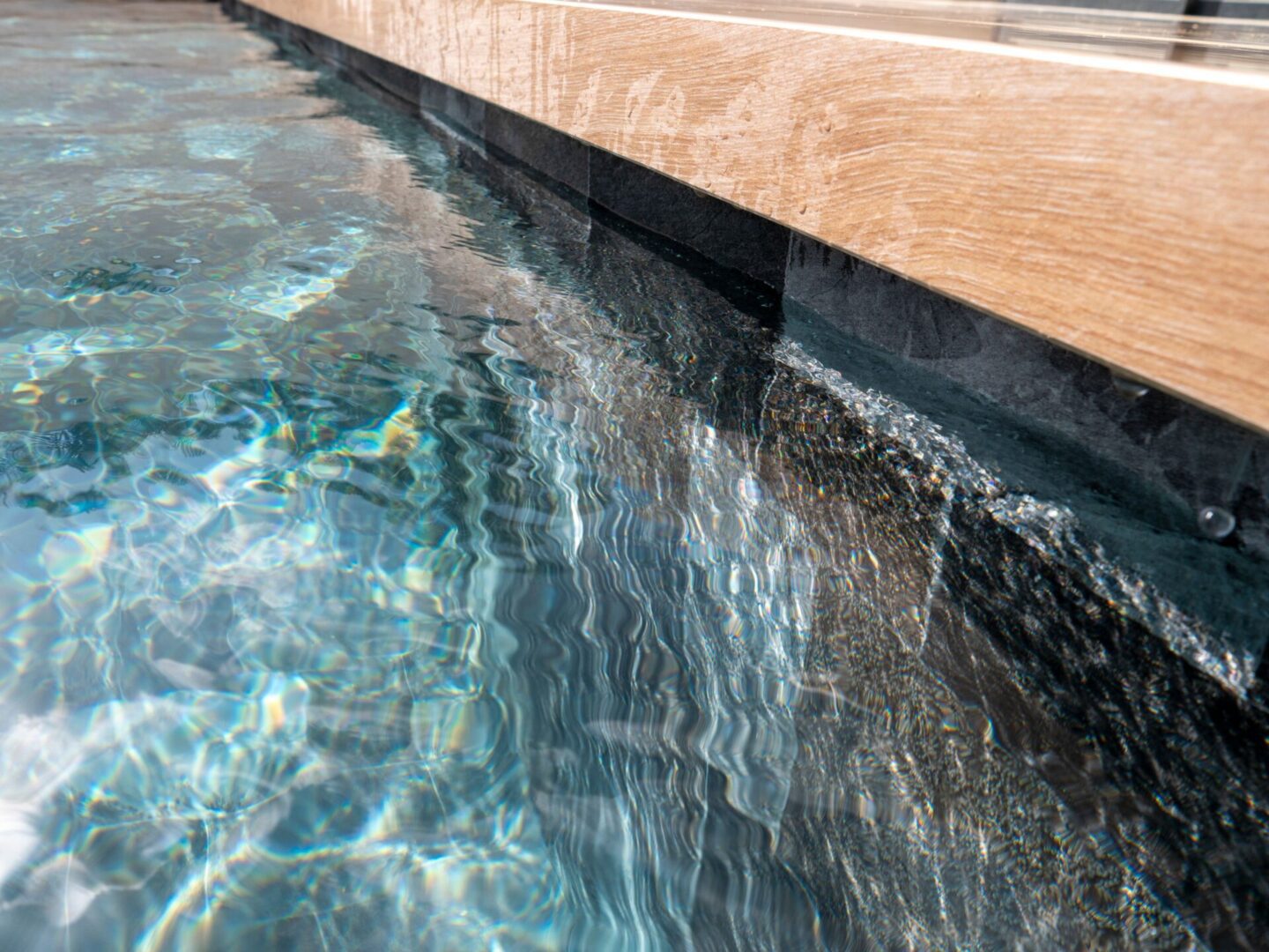 PVC armé piscine 3D Brown Basalt Aquasense signature180/100e – Image 4