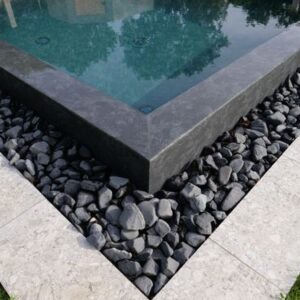 PVC Armé Piscine 3D  Aquasense Black Slate 180/100e