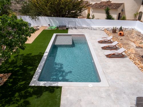 PVC Armé Piscine 3D Aquasense Granit Gold180/100e – Image 3